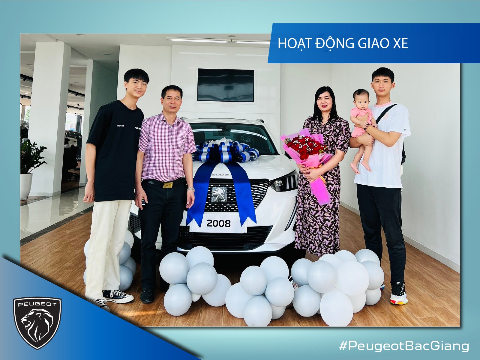 Bàn giao xe Peugeot 2008 cho khách hàng Phạm Thị thanh Thủy
