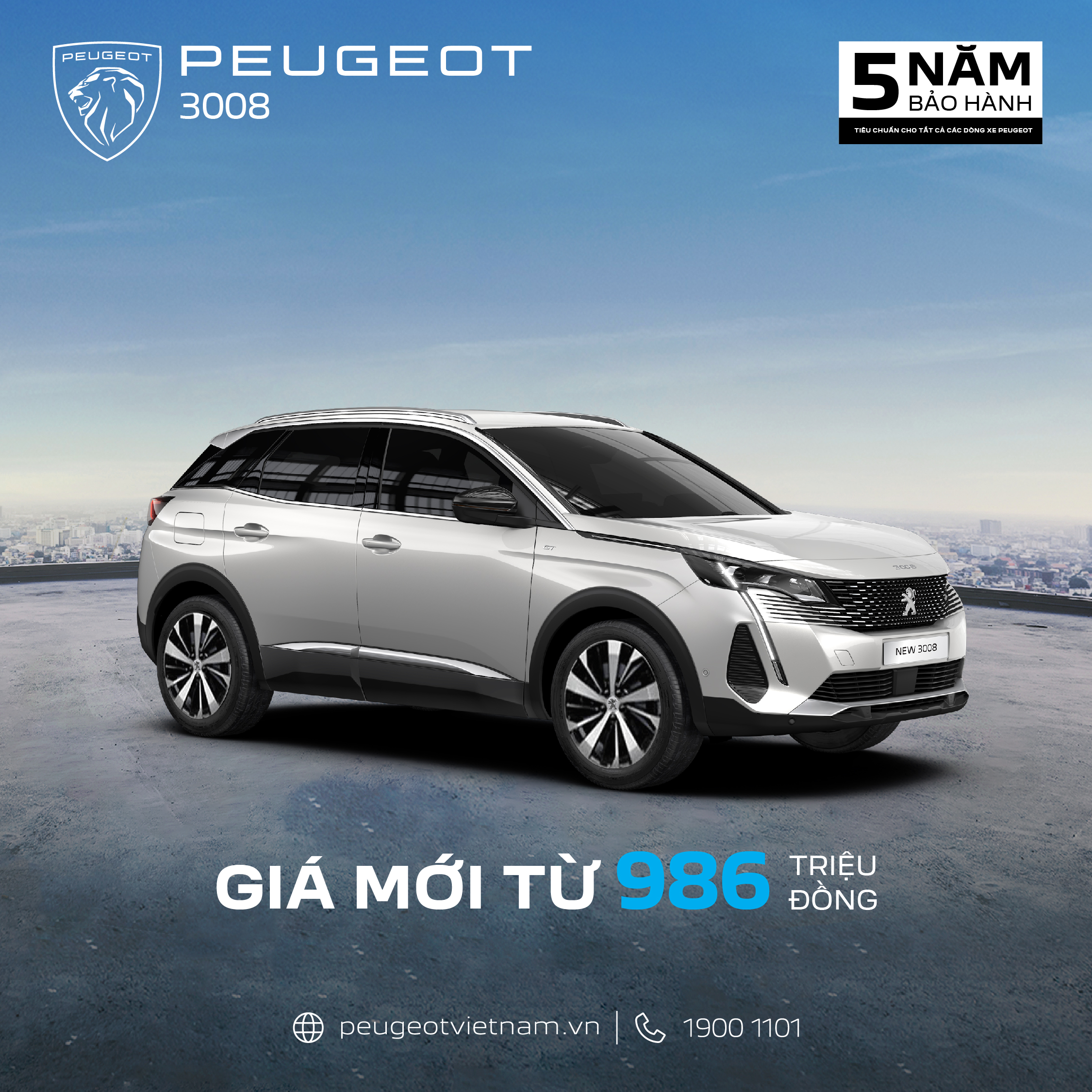 giá niêm yết peugeot 5008